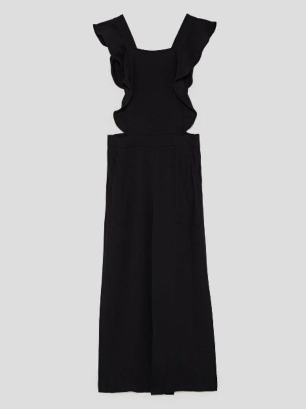 Zara Ruffle Detail Jumpsuit Overalls - Picture 8 of 11